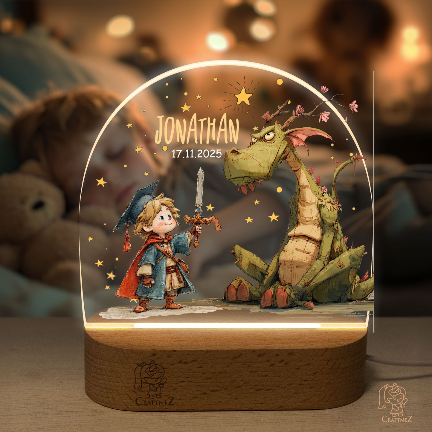 Personalized Night Light with Name | Princes & Princesses