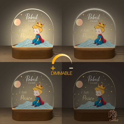 Personalized Night Light with Name | Princes & Princesses