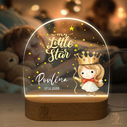 Personalized Night Light with Name | Princes & Princesses