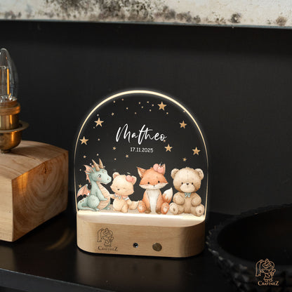 Personalized Night Light with Name | Dreamland Friends