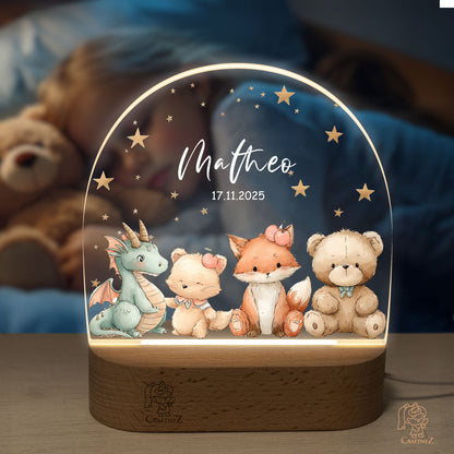 Personalized Night Light with Name | Dreamland Friends