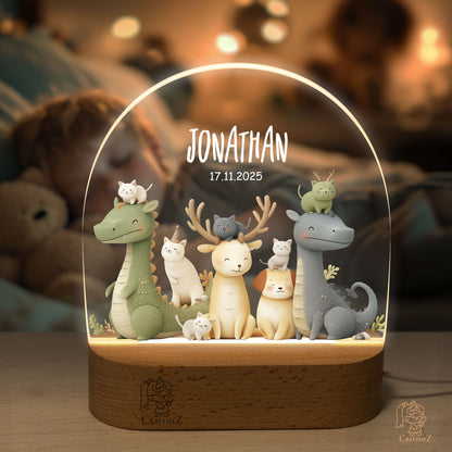 Personalized Night Light with Name | Dreamland Friends