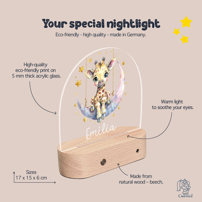 Personalized Night Light with Name | Starlit Dreamers