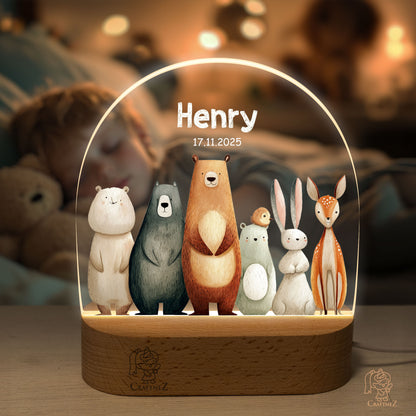 Personalized Night Light with Name | Dreamland Friends