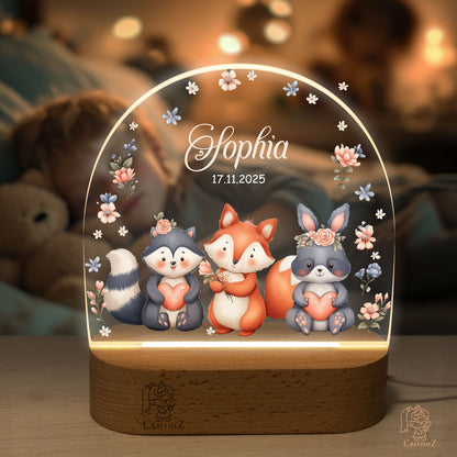 Personalized Night Light with Name | Dreamland Friends